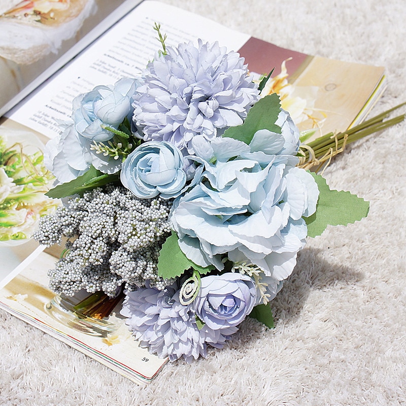 1 Bundel Bruiloft Combinatie Boeket Bruid Bruidsmeisje Bedrijf Bloemen Kunstbloemen Huishoudelijke Producten Home Decor Plakboek