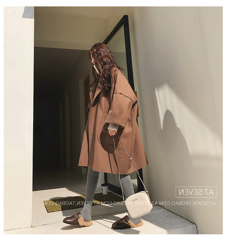 Autumn and Winter Maternity Coats Oversize Pregnancy Cardigan Maternity Coat Pregnant Jacket Tibetan Coats Plus size Slim loose: Camel / XXL-83-95kg