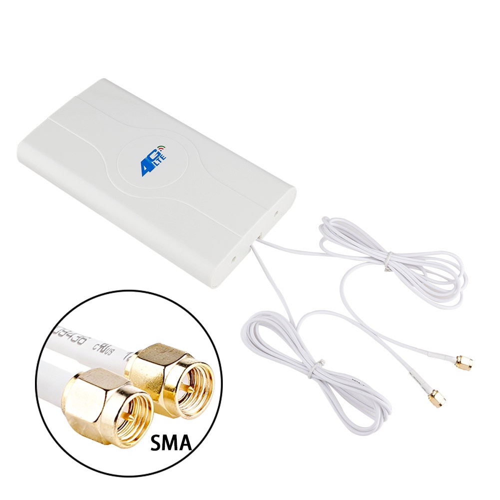 88dBI 4G LTE antenna Mobile antenna Booster Signal Amplifier mImo Panel Antenna 2*SMA-male/TS9/CRC9 Connector wIth 2M Cable