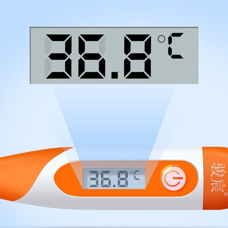 Volwassen Baby Lcd Display Koorts Meten Temperatuur Thuis Thermometer Tester 19QF