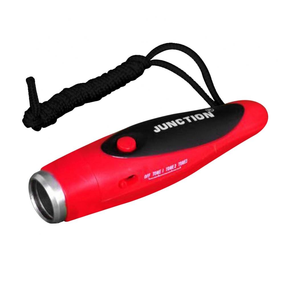 Electronic Electric Whistle Referee Tones Electronic Whistle Outdoor Survival Football Basketball Game Cheerleading Whistle: Red