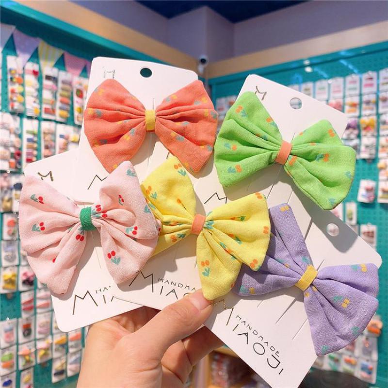 Fermagli per capelli a farfalla per ragazze accessori per capelli perni per capelli per bambini manopole per capelli con fiocco Barrettes strumenti per lo messa in piega dei capelli per bambini copricapo