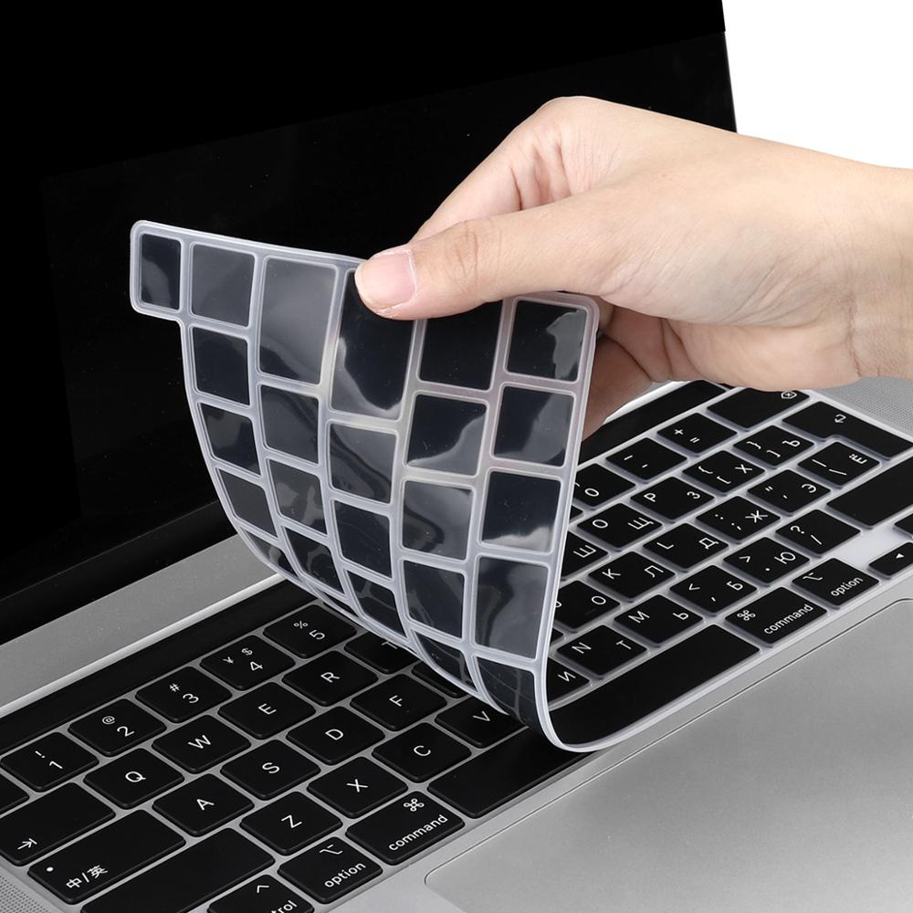 Eu Voer Russisch Frans Spanje Engels Layout Toetsenbord Cover Skin Voor Macbook Pro 13 16 Inch & A2251/A2289 A2141 A2338