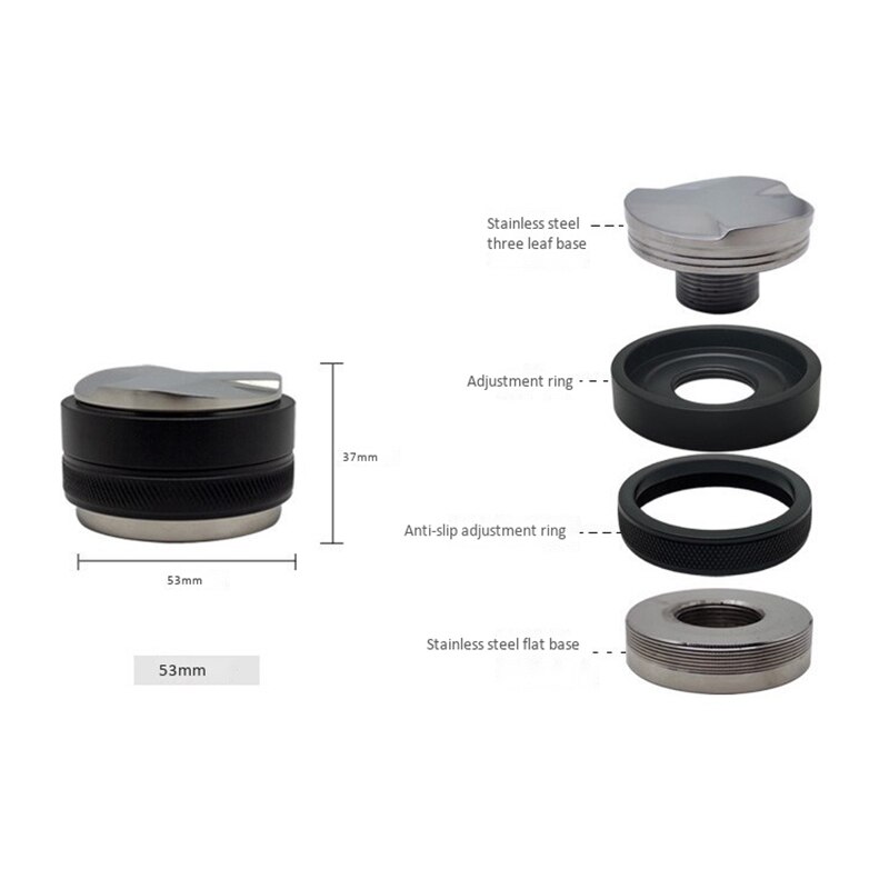 53,3 mm koffiedistributeur en stamper - Normcore Dual Head Coffee