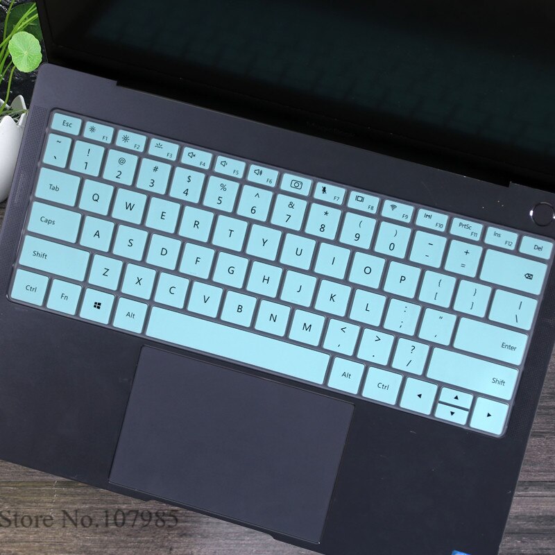 Silicone Laptop Keyboard Cover Skin Protector Film For Huawei MateBook D 15 AMD Ryzen 15.6 inch for Huawei Mate Book D15: Skyblue