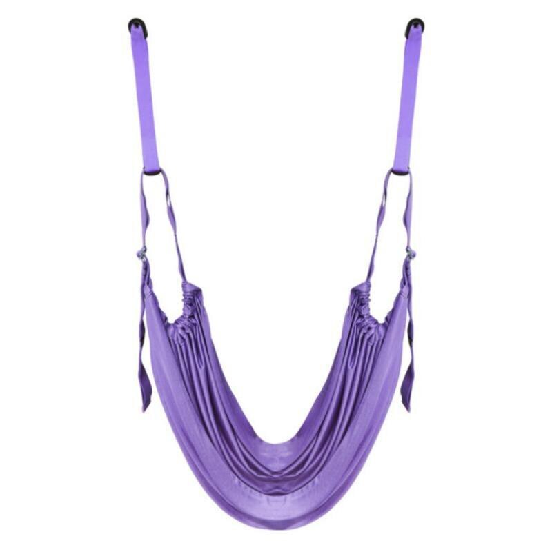 Aerial Yoga Hammock Swing Sling Home Gym Elastic Hanging Belt Trapeze Anti-Gravity Yoga Inversion Traction Device Multifunction: 01