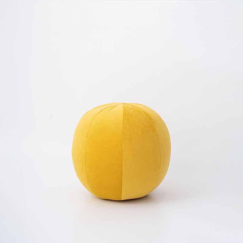 Simanfei kroppspute ball høy elastisk solide dekorative puter låve reisepute myk gåsedun klem sengepute: Gul
