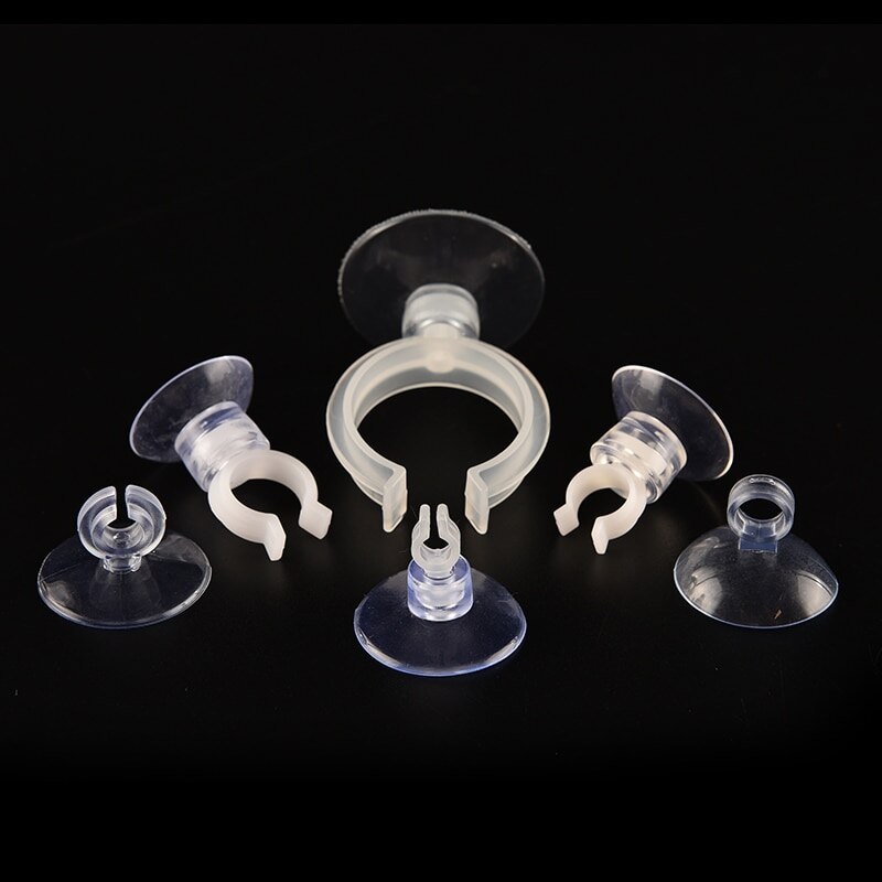 5 stk akvarie sugekop holder sugekop til akvarium pumpe luftrør 4/ 6mm sh-pet -239 0.033kg