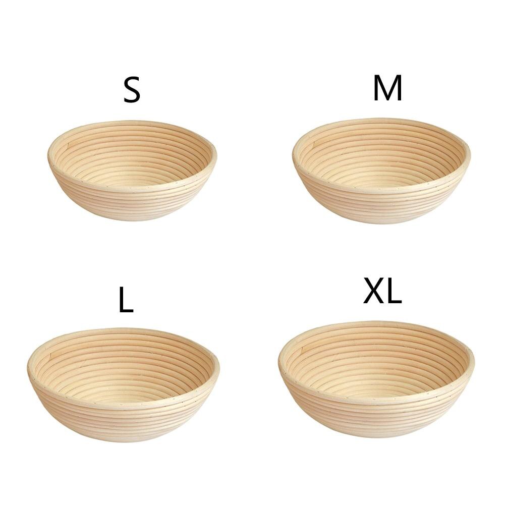 Round Shaped Dough Proofing Basket Rattan Banneton Brotform Bread Fermentation Baskets Bowl Baking kitchen Tools