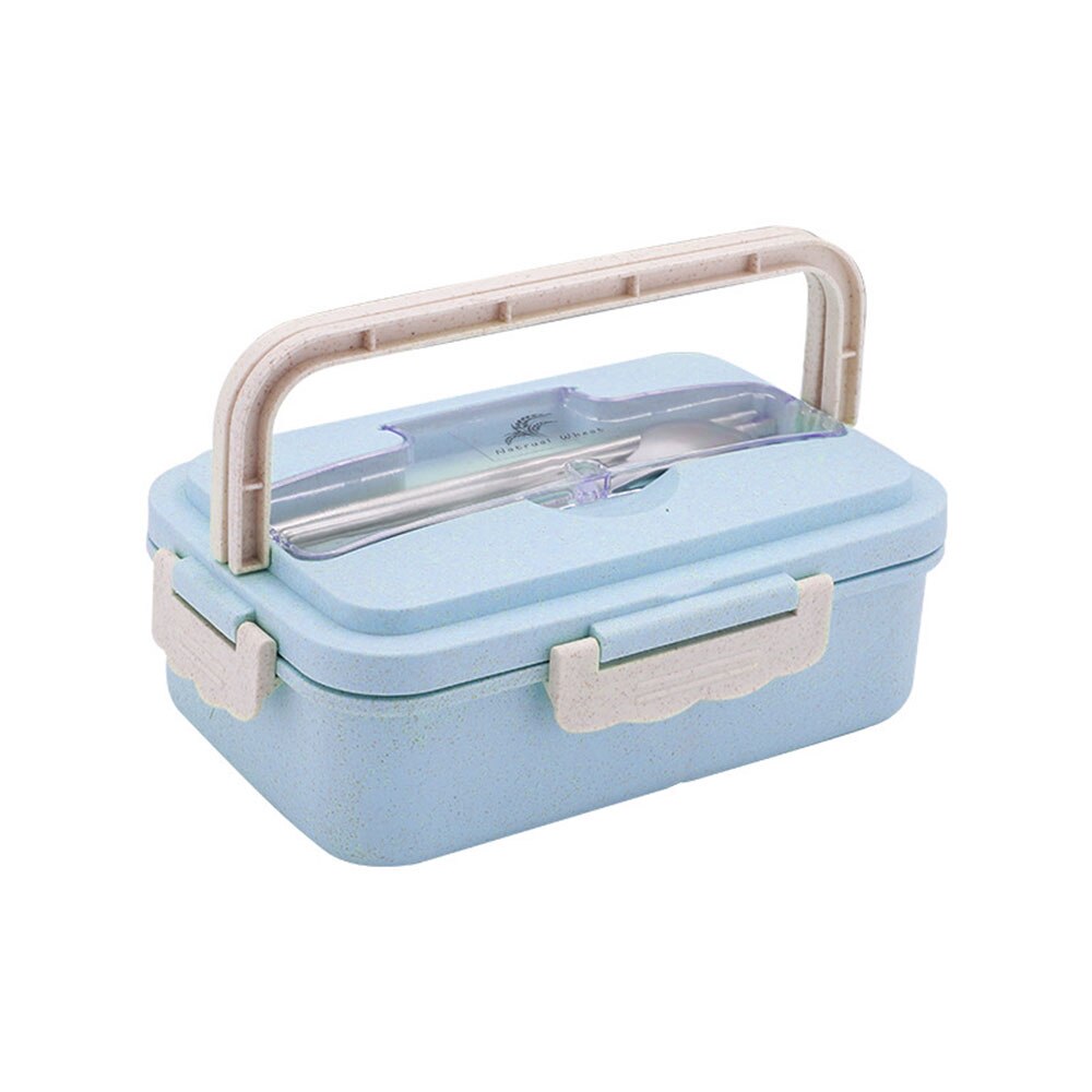 Urijk Lunch Dozen Containers voor Voedsel Magnetron Bento Box Voor Kinderen Picknick Voedsel Containers Draagbare Voedsel Opbergdoos Lunchbox: 21x13x7cm blue1