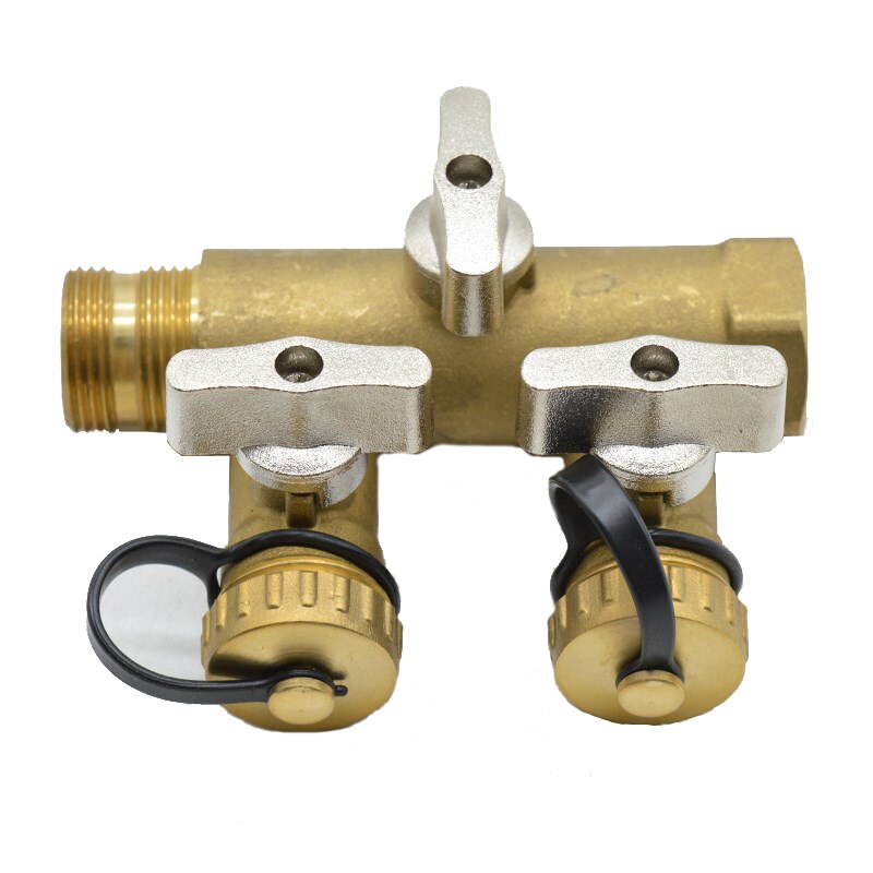 ,Self &amp; Produced Brass Refill Valve Three Heads 3/4 inch for Closed Loop Solar Water Heater