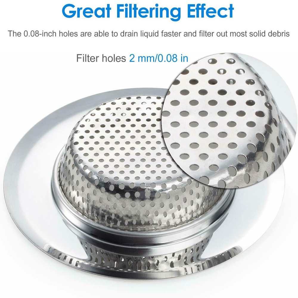 Gootsteen Zeef Rvs Goot Filter Mesh Val Bad Wastafel Diversen Afvoer Gat Zeef Keuken Gadget