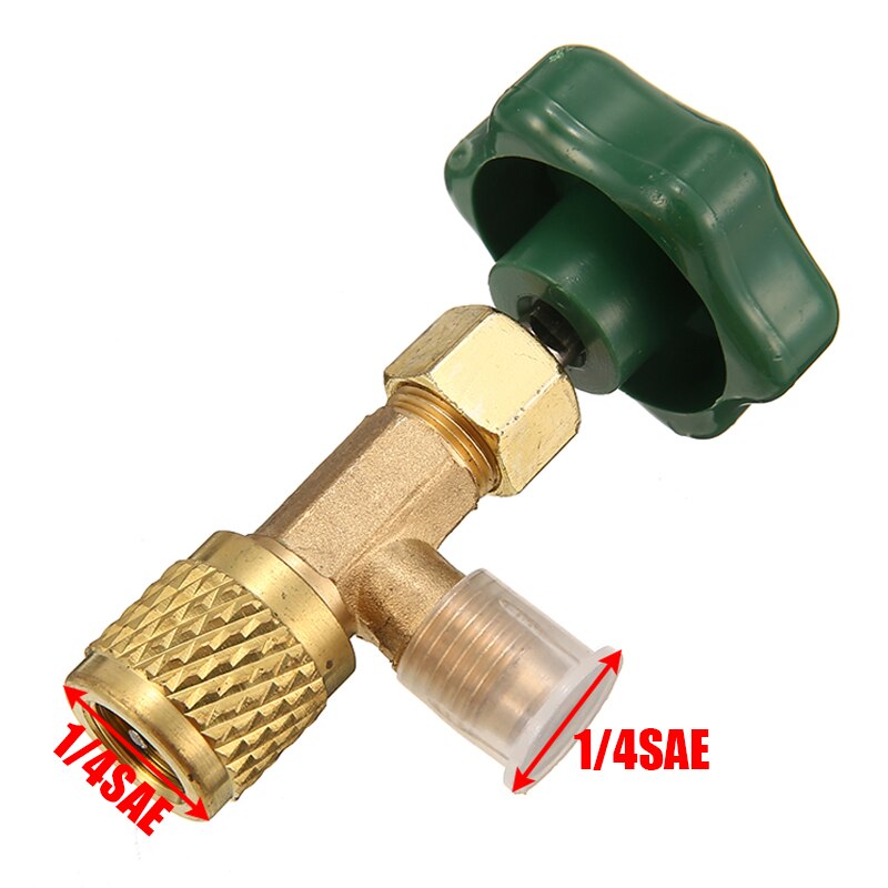 Ouvre-bouteille réfrigérant Durable | Pour R12 R22 gaz réfrigérant 1 pièce, Valve de distribution, ouvre-bouteille réfrigérant Durable, adaptateur de filetage SAE 1/4 Mayitr