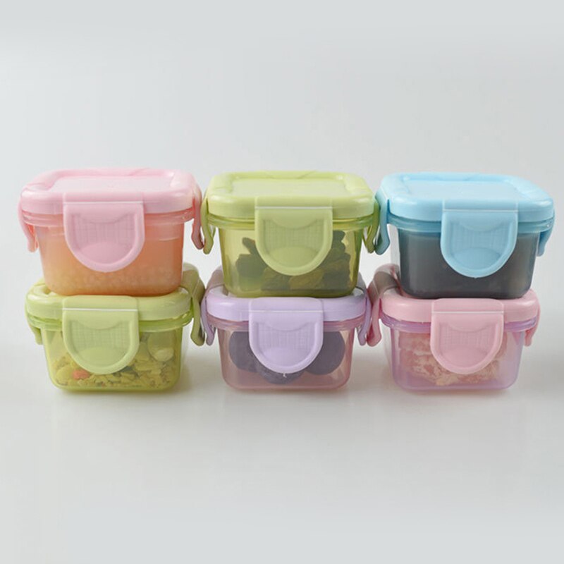 1PC Mini Thickened Sealed Fresh Box Portable Baby Food Storage Freezer Containers