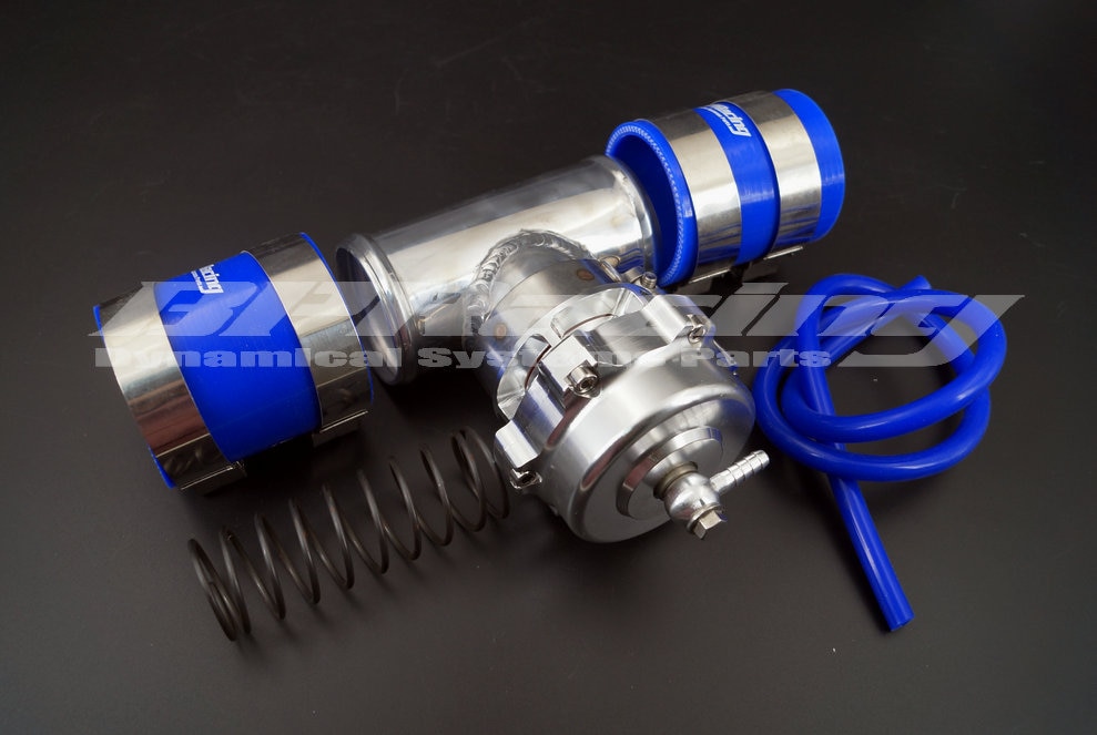 50MM ALUMINUM SILVER TURBOCHARGER 360 VENT BLOW OFF VALVE BOV 35PSI