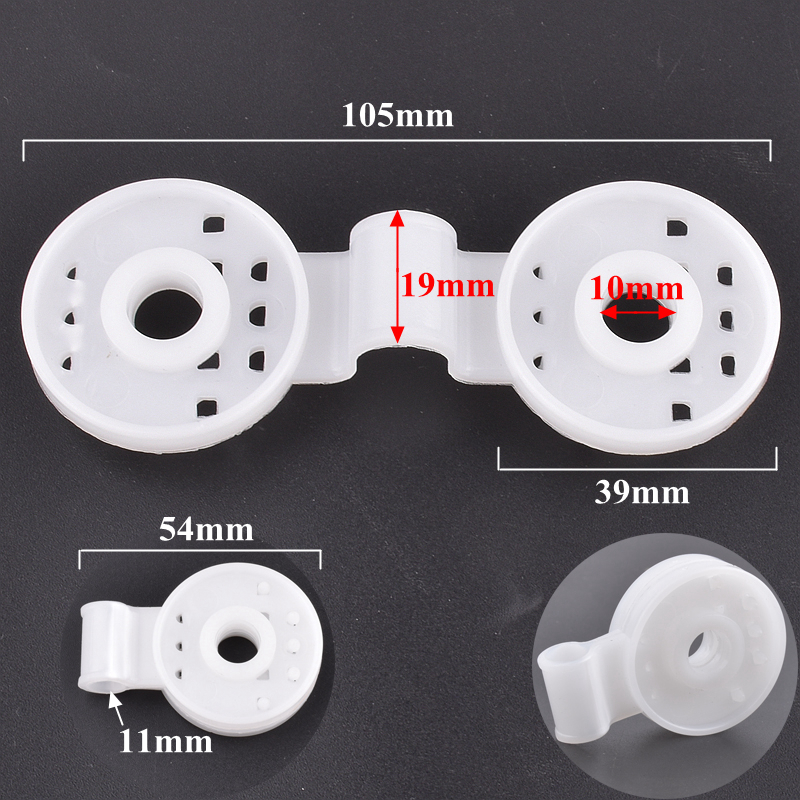 1 ~ 100 stk. plastklemme for solskjermingsnett, monteringskrok for hjemmegjerde, drivhusklemme for solskjermingsnett, utendørs telt, opphengsverktøy for utvidelse: 2*4m / Hvit