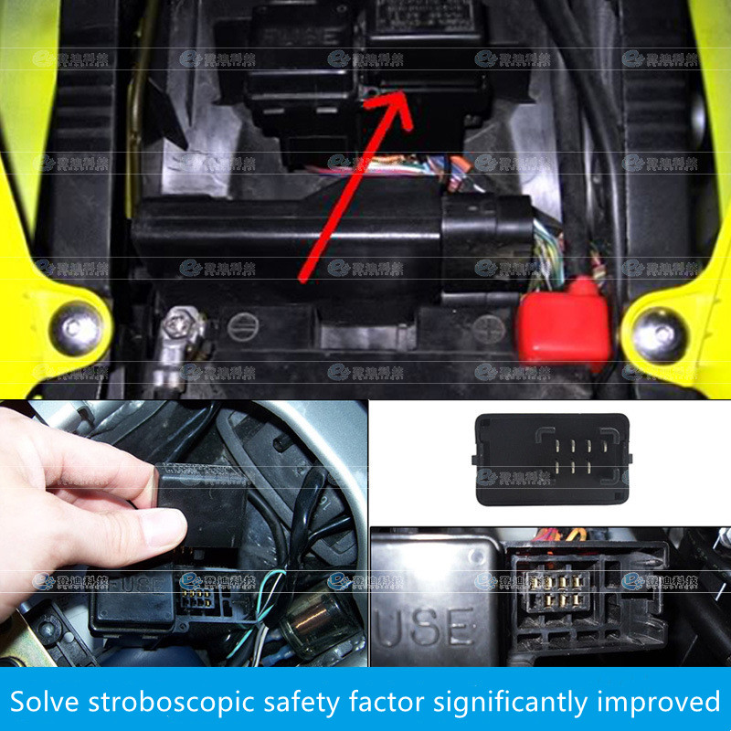 7 Pin 12V Motorfiets Led Flasher Relais Voor Suzuki SV650 SV650S SV1000 SV1000S Gsx 1400 Vz 800 Marauder Tu 250 X Gsr 600