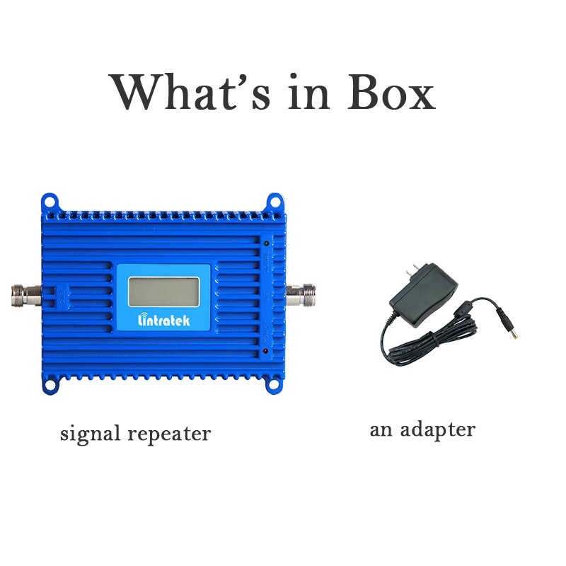 Lintratek 2G 3G 4G Signal Booster CDMA GSM DCS 700 850 900 1800 2600Mhz 70dB AGC Booster Cellular Repeater Amplifier