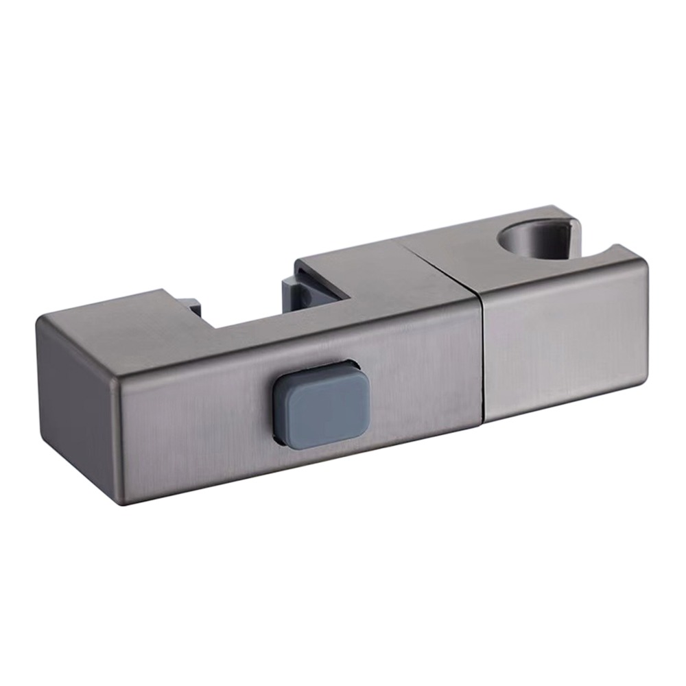 1PC Rectangular Bathroom Shower Head Holder Adjustable Rotatable Shower Slide Bar Replacement Rack Riser Rail Bracket: Bronze
