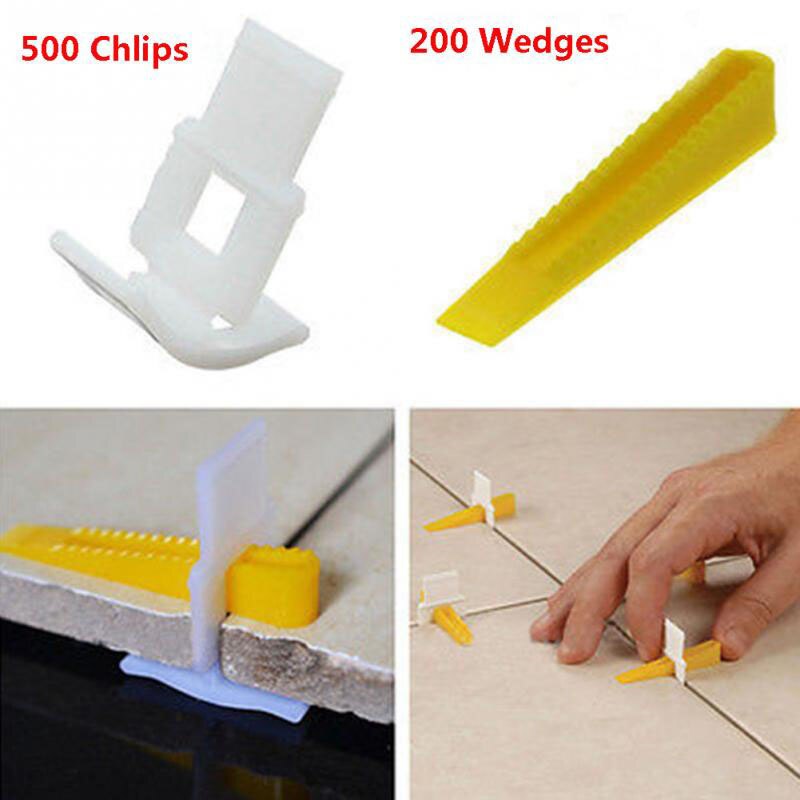 100/bag Tile Leveling System 50 Clips+50 Wedges Tile Leveler Spacers