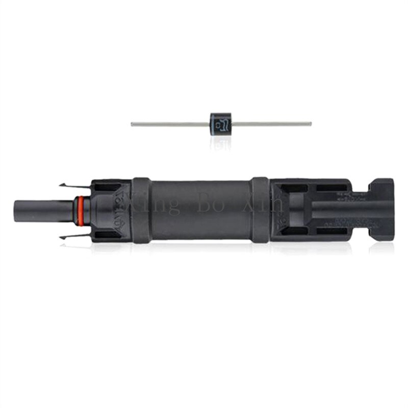 5PCS 10A 15A 20A 30A DC Diode Solar Plug Connector Diode Connector For Solar knob Auto-lock Water proof connectors