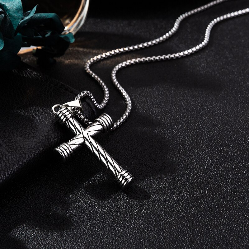 2019new Punk Mannen Ketting Kraai Schedel Hanger Ketting Trendy Sieraden Ketting Vrouwen Mode-sieraden: A01267YZSZJ