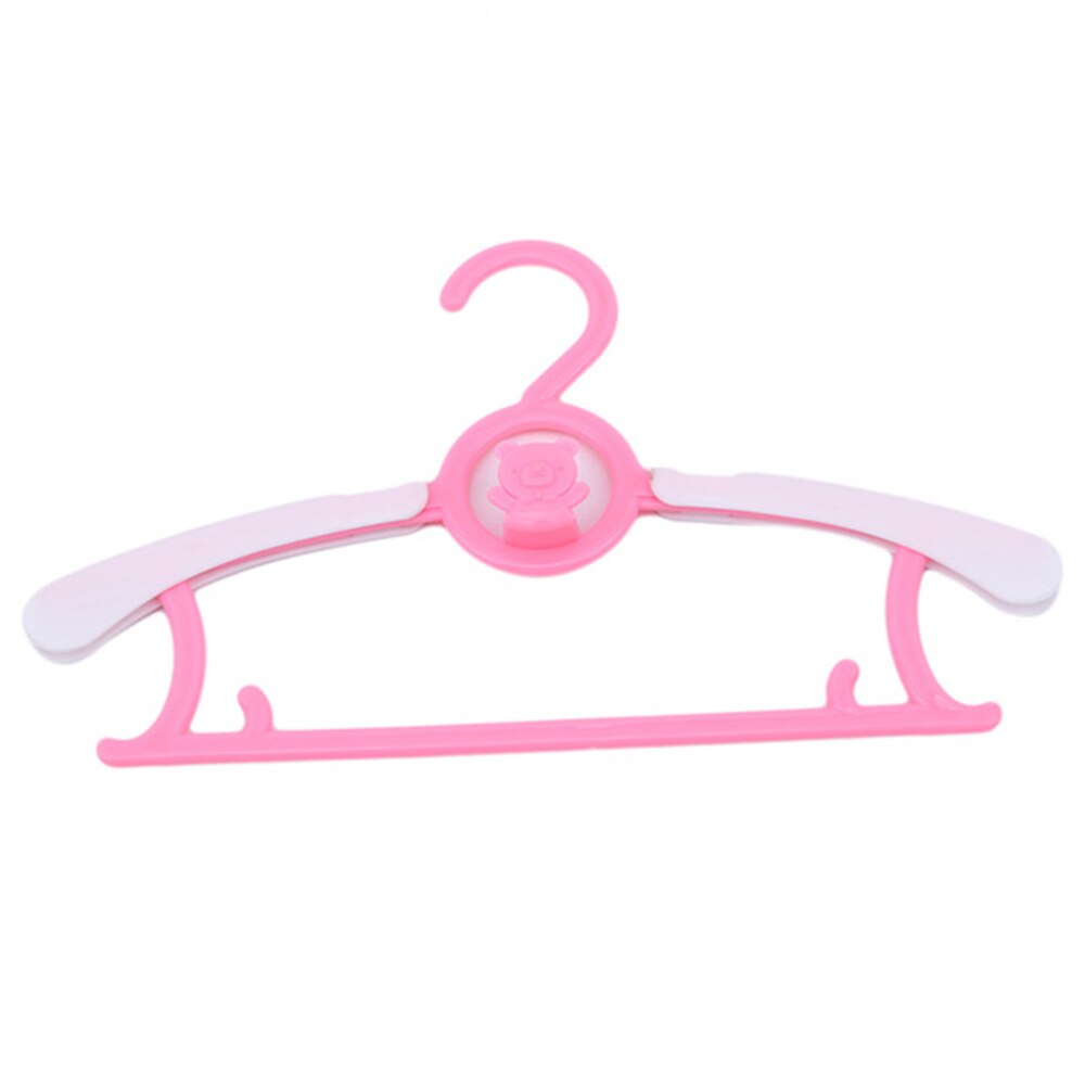 Newest Adjustable Clothes Hanger Rack Plastic Towel Display Hanger For Baby Adults Children Kids Clothing Drying Rack Hanging: Pink