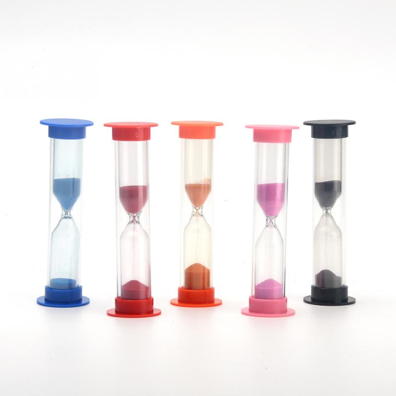2PCS 3 minutes /5 minutes /10 minutes Colorful Hourglass Sandglass Sand Clock Timers Sand Timer 5 Colors to Choose