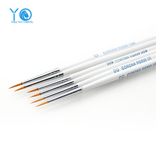 YO 3 stks/partij #0 #00 #000 Lijn Tekening Pen Water Nylon Fiber Kleur Pen Pastry Borstels Bakken & gebak Gereedschap