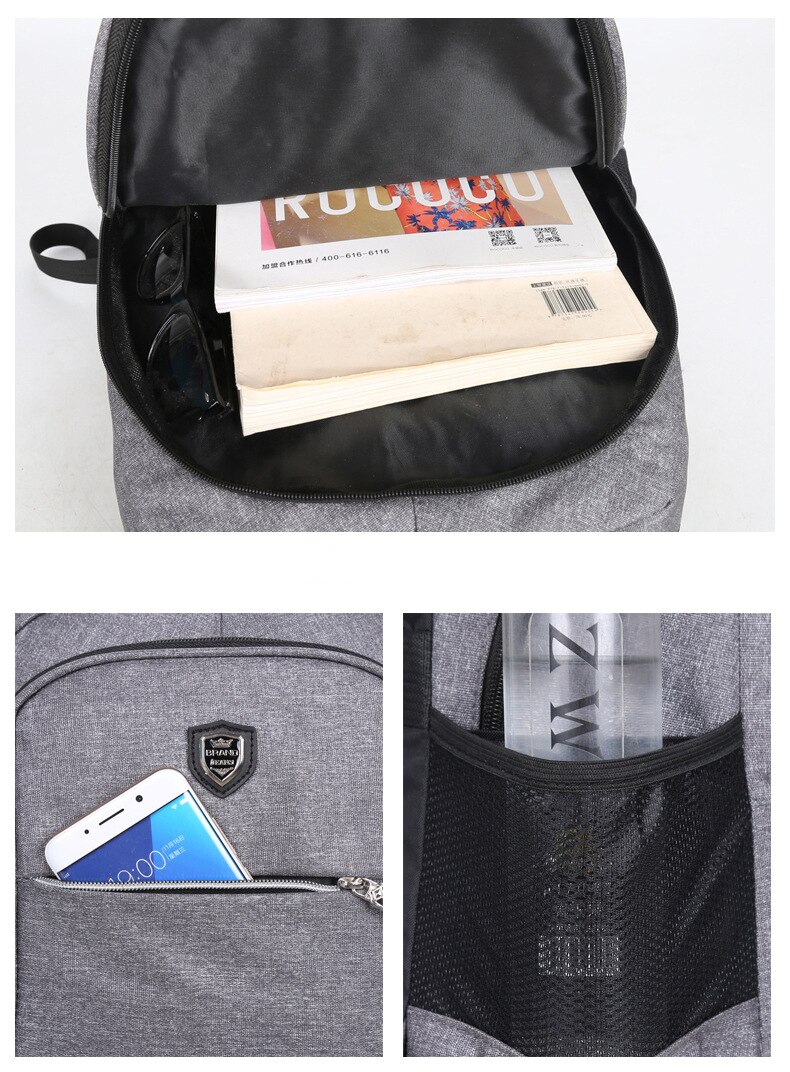 Chuwanglin sac à dos hommes sac à dos ordinateurs portables d'entreprise hommes sac à dos Anti-vol 15 pouces sac à dos sac à dos mochila E42305