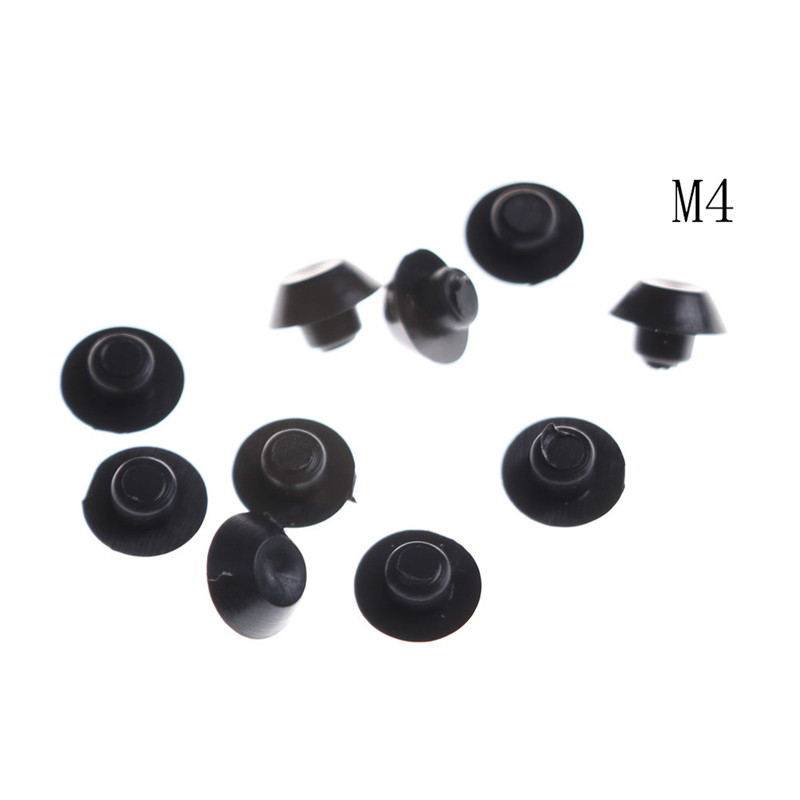 10PCS M5-12 Praktische Schwarze Innensechskant-Abdeckkappen Befestigungselemente Schrauben Inbusschraube Schraube Mutter Rundkopfschutz: Black