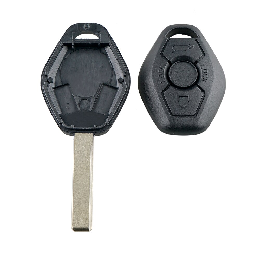 La llave del coche caso 3 Tecla de botón funda de mando a distancia de reemplazo para BMW E38 E39 E46 EWS sistema Auto Accesorios
