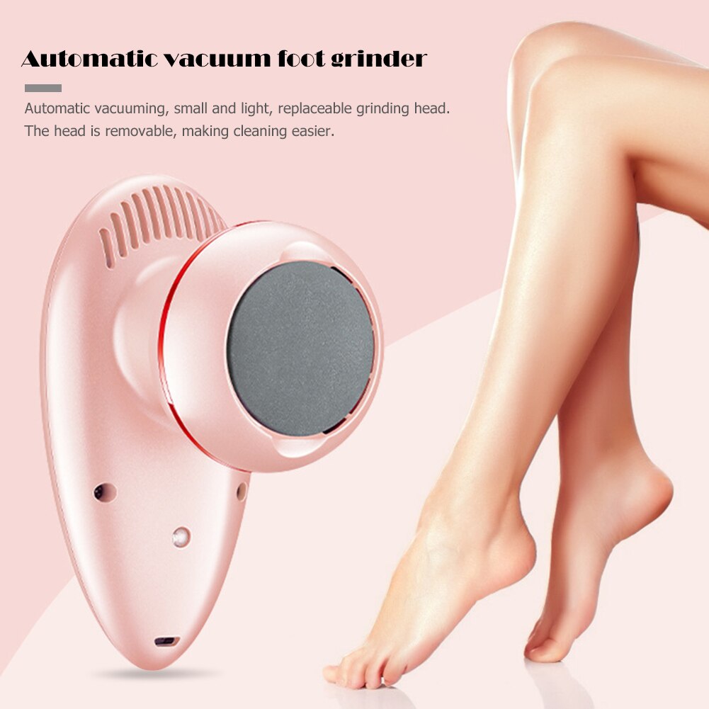 Fichier de pied électrique USB charge électrique pied broyeur peau morte callosités dissolvant pied polisseur pédicure outils soins des pieds pour wemen