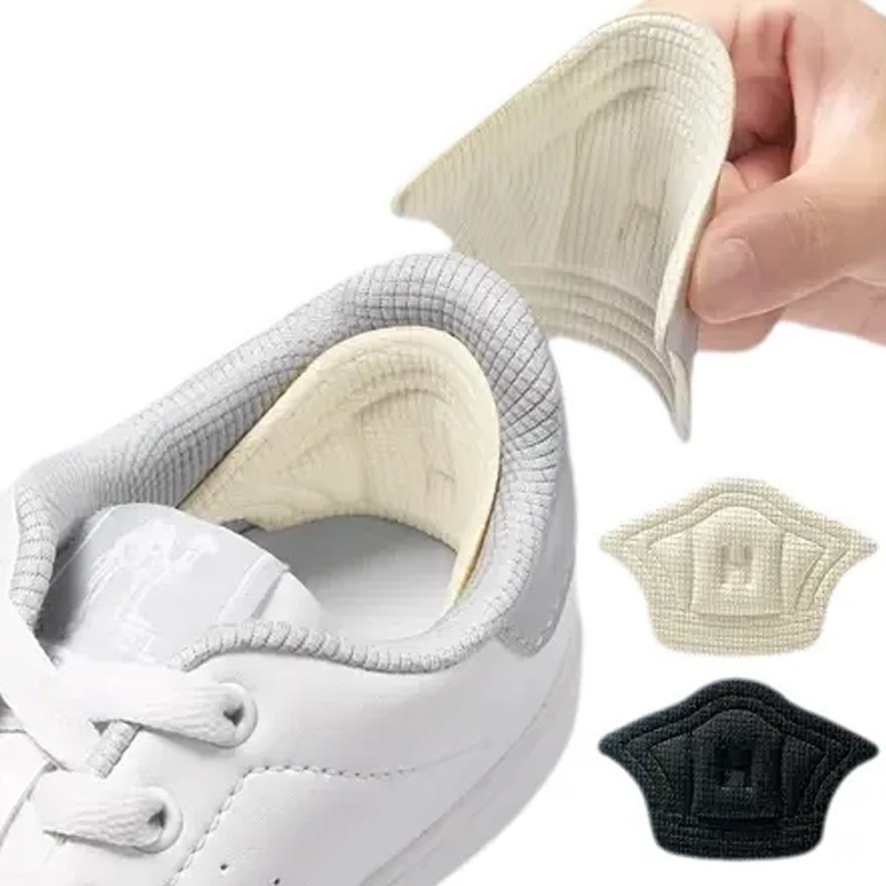 1 Paar Schuhpolster Anti-Verschleiß Fersen-Einlagen unisex Polsterkissen Fußpflege-Schutz Selbstklebende Aufkleber Schuheinlagen