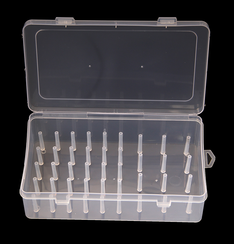 42 Axis Sewing Threads Box Thread Bobbins Empty Sewing Reel Box Sewing Box Transparent Needle Wire Storage Organizer Containers: Clear / 1 box