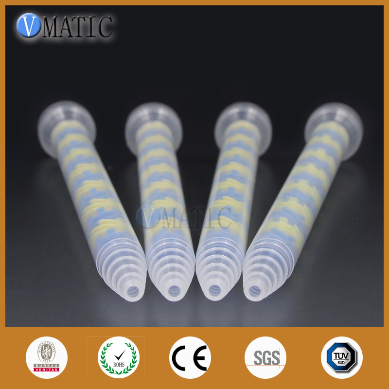 10 Pcs GSM9-14 Alle Doeleinden Gebruiken Lijm Doseer Plastic Statische Mixer Nozzle Ab Lijm Mengen Buis