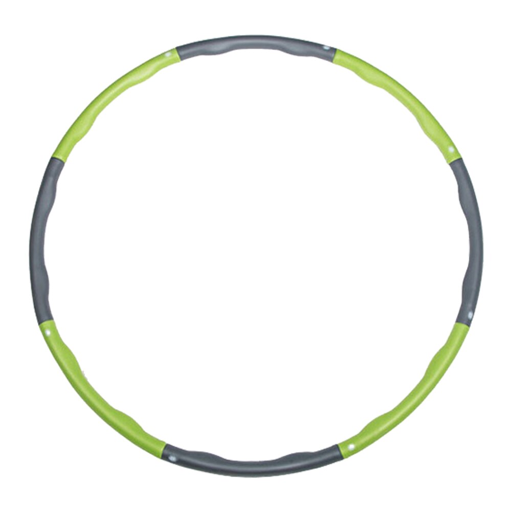 8 Knots Fitness Hoop Removable PE Hoop Yoga Waist Sport Weighted Hoops Exercise Slimming Massage Loop Fitness Circle Indoor Gym