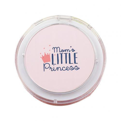 Led mini makeup spejl håndholdt fold lille bærbart mikro usb tilslutningskabel ladebart kosmetisk spejl makeup værktøj: Krone