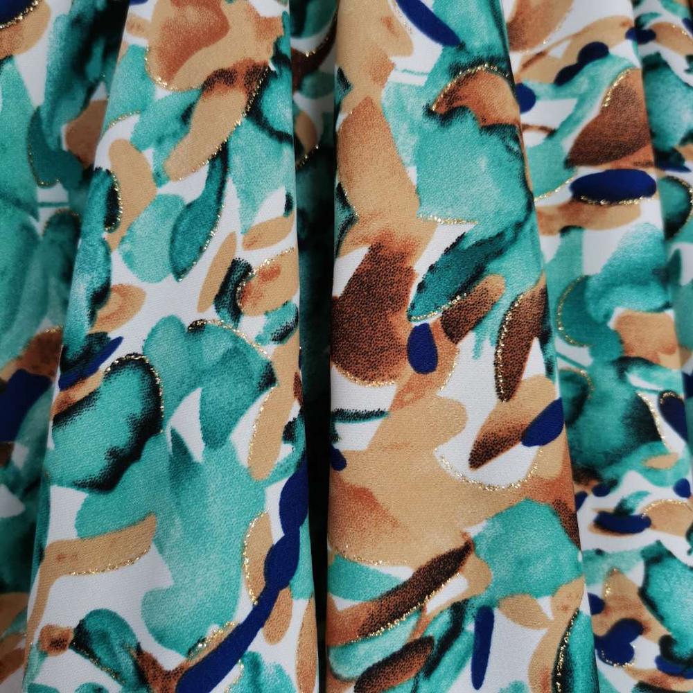 Tejido de gasa elástico textil para coser