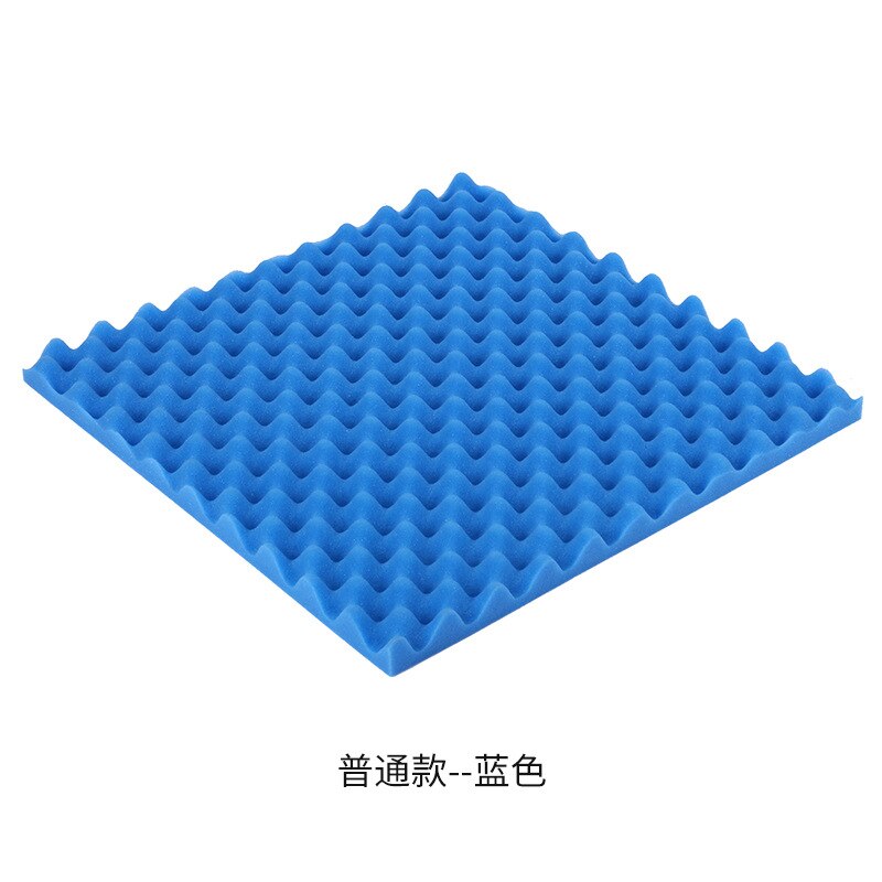 50CM 50CM Sound insulation cotton egg cotton self-adhesive wall recording studio studio KTV sound absorption material: Blue