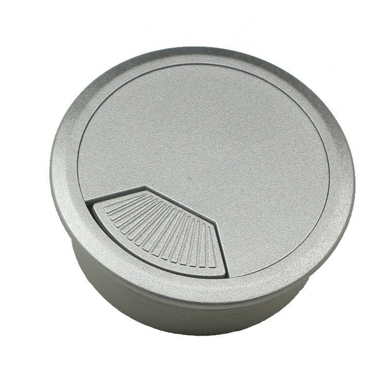 2pcs ABS Computer Desk Table Grommet Cable Port Wire Hole Cover 50mm 53mm 60mm Wire Storage Rack Furniture Hardware