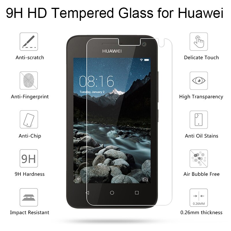 1/2/ 3 Pcs! Beschermende Glas Voor Huawei P30 Lite P40 P20 Pro Gehard Glas Voor Huawei P8 P9 P10 Lite Screen Protectors