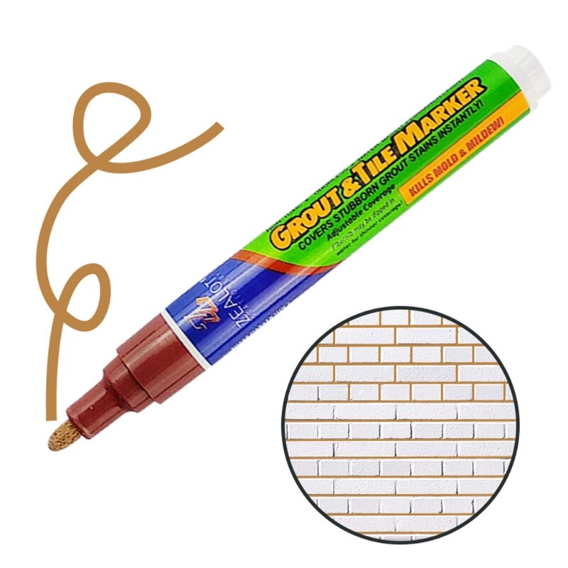 Tegel Hiaten Reparatie Kleur Pen Waterdicht Dirt-Proof Speciale Mooie Naad Vloer Opfriscursus Marker Refill Voor Keuken Badkamer