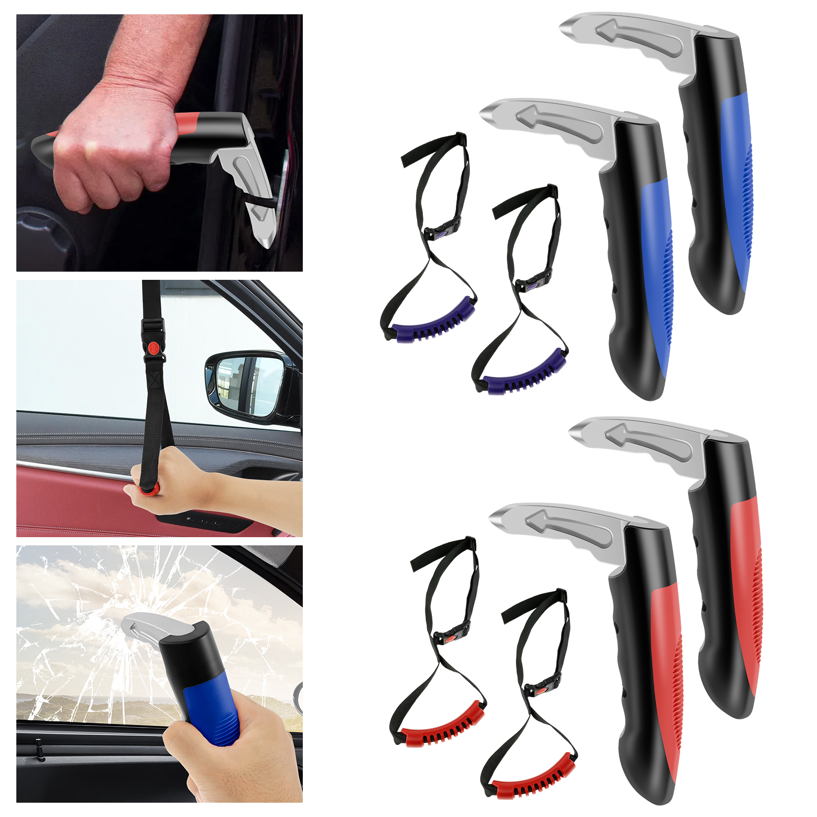 2/4Pcs Car Door Handle for Elderly 2 In 1 Multifun... – Vicedeal