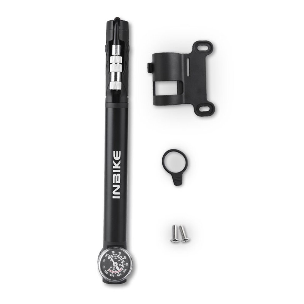 thumbnail image 2 of ANCHEER High Pressure Floor Bike Pump With Built-In Barometer – Orange 2 of 5