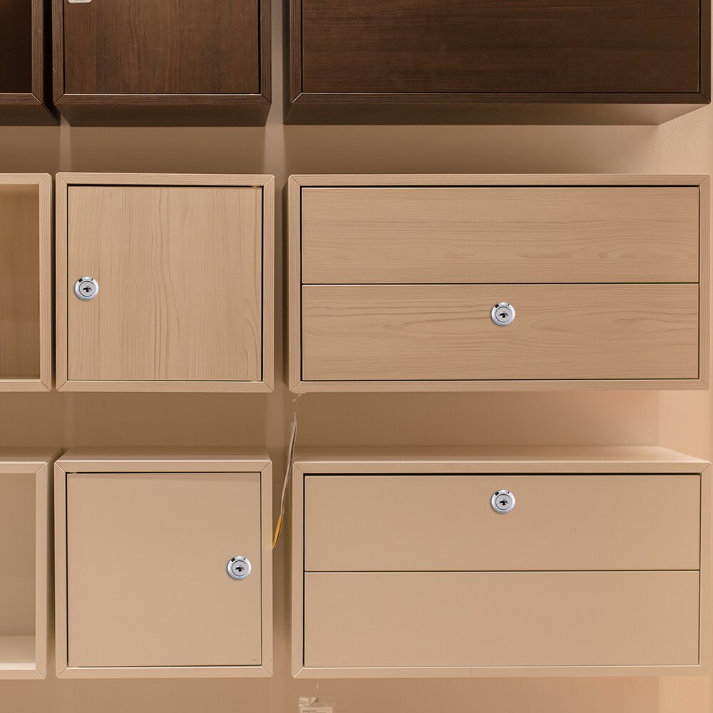 Drawer Locks with 2 Keys Lock Furniture Hardware Door Cabinet Lock for Office Desk Letter Box Cam Locks 16mm 20mm 25mm 30mm