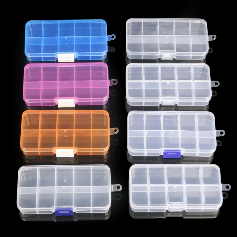 Transparante Plastic Opbergdoos Organizer Stickers Box Desktop Container Washi Tape Stickers Box Art Tool Case Briefpapier