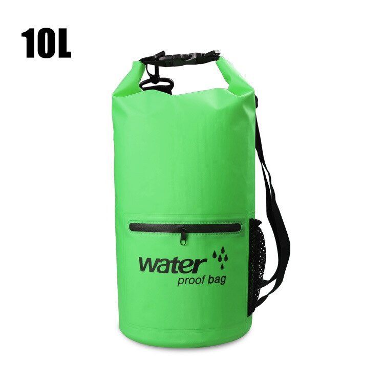 10L/20L Waterproof Swimming Bag Drifting Floating Beach Dry Backpack Boating Sack Floating Bags Rafting Backpacks Buoy Handbag: green10L