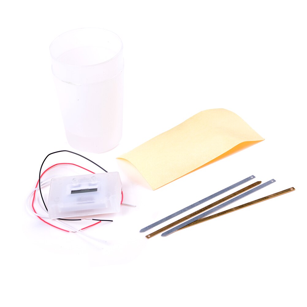 Reloj de patata célula electroquímica experimento Material, novedad divertida Inicio Escuela Verde ciencia Kit educativo DIY Material