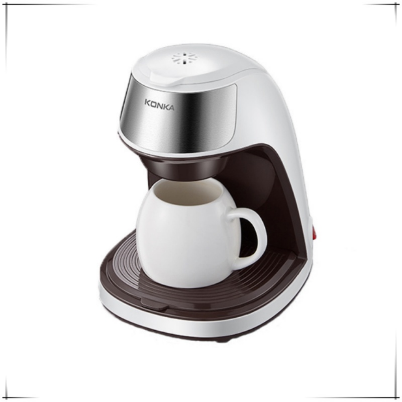 Cafetera eléctrica por goteo para el hogar, pequeña máquina de preparar té para oficina, cafetera portátil: canadense